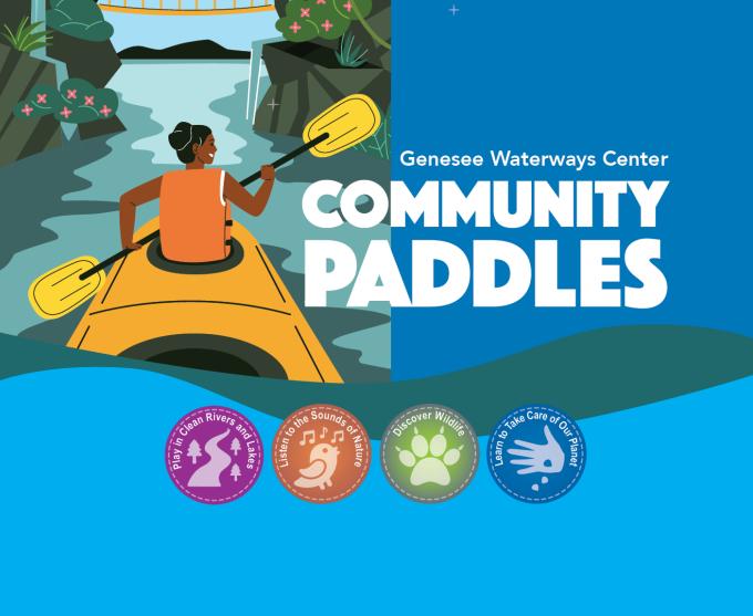 Homepage graphic for 2025 Community Paddles.